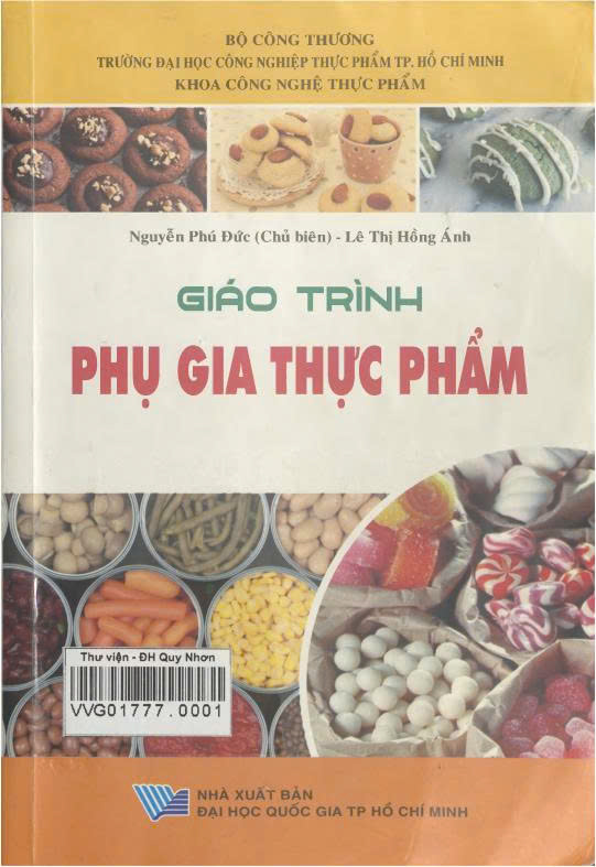Giáo trình Phụ gia thực phẩm