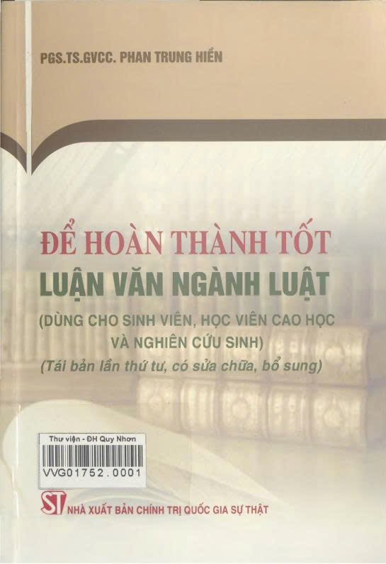 Để hoàn thành tốt luận văn ngành Luật