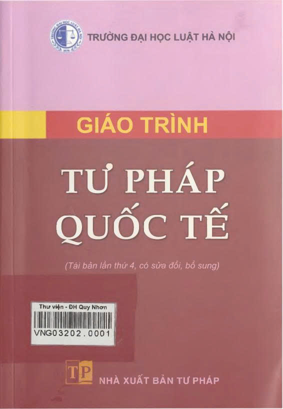 Giáo trình Tư pháp quốc tế