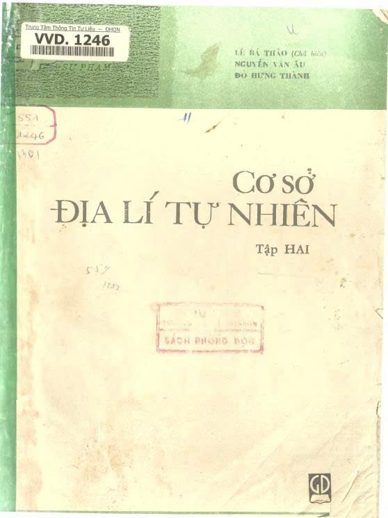 Cơ sở địa lí tự nhiên : T.2