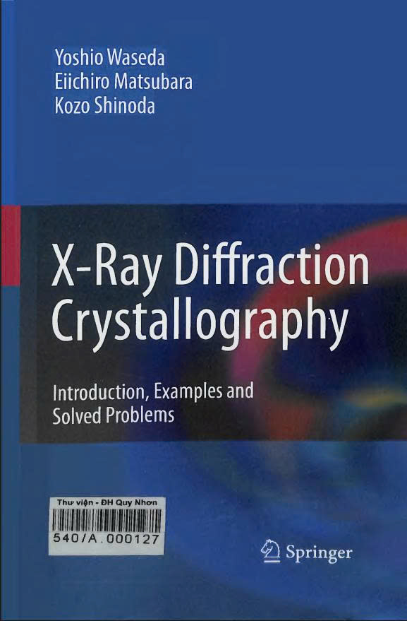 X-ray diffraction crystallography