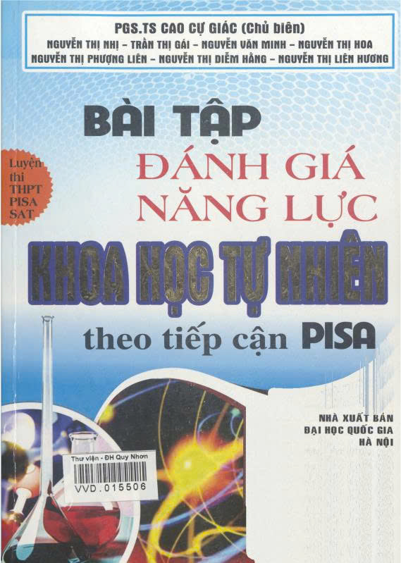 Bài tập đánh giá năng lực khoa học tự nhiên theo tiếp cận PISA