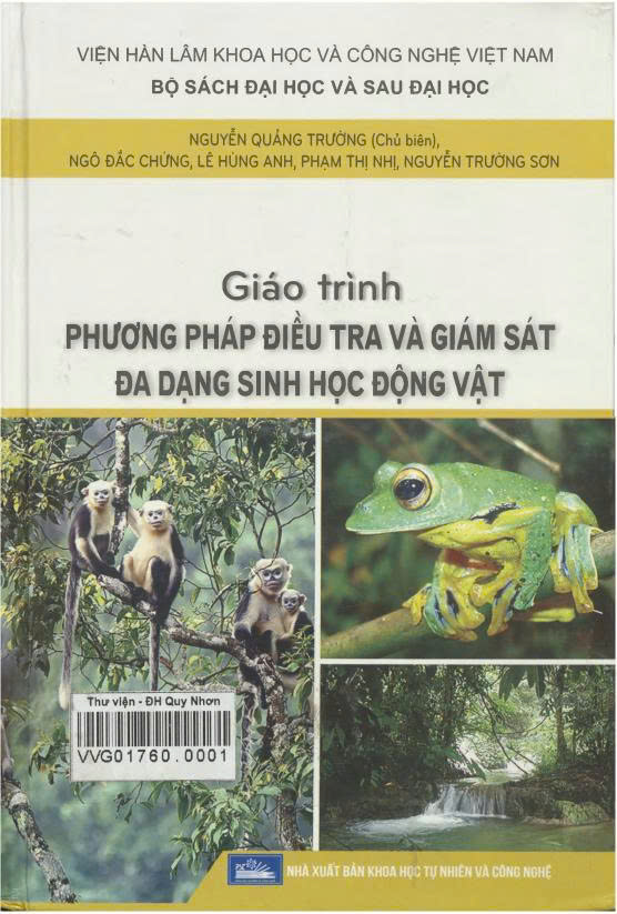 Giáo trình Phương pháp điều tra và giám sát đa dạng sinh học động vật