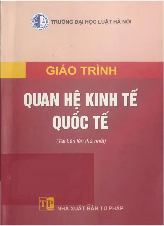 Giáo trình Quan hệ kinh tế quốc tế