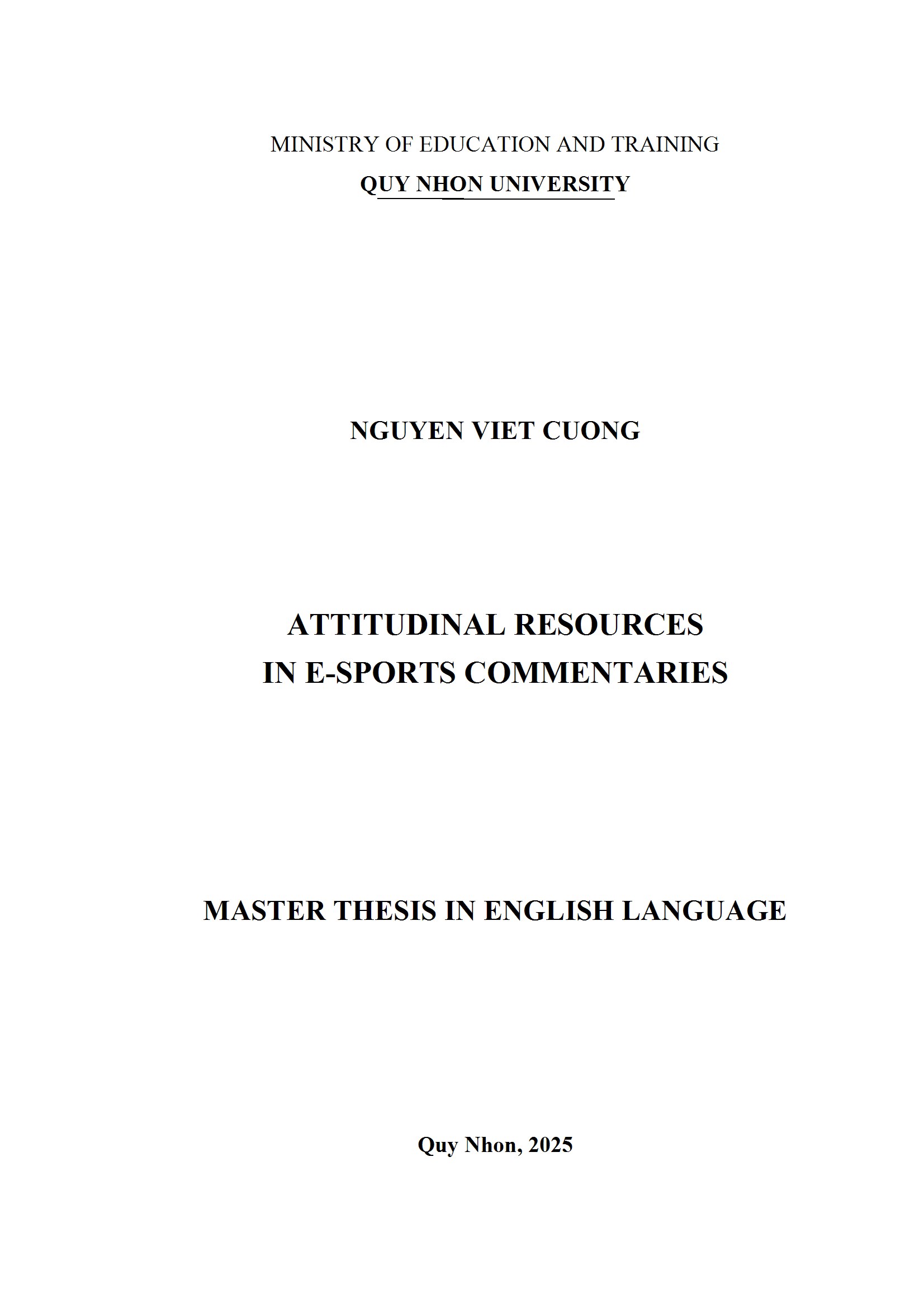 Attitudinal resources in E-sports commentaries