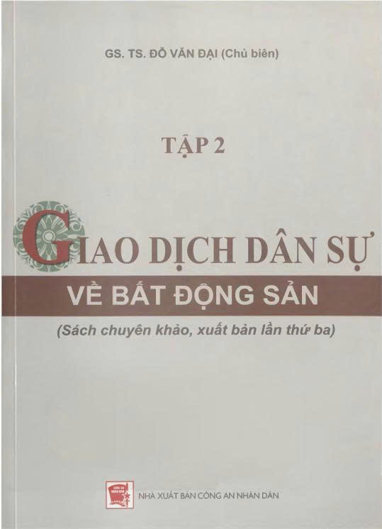 Giao dịch dân sự về bất động sản : T.2
