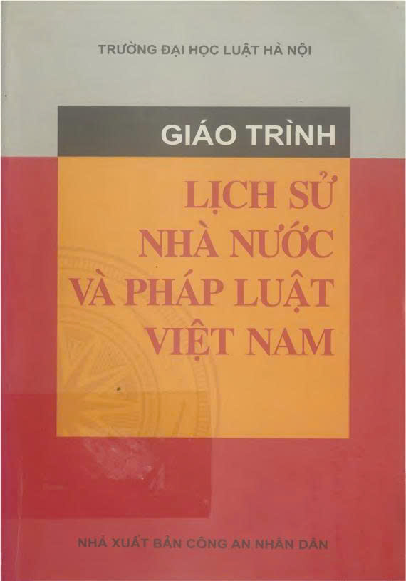 Giáo trình lịch sử nhà nước và pháp luật Việt Nam