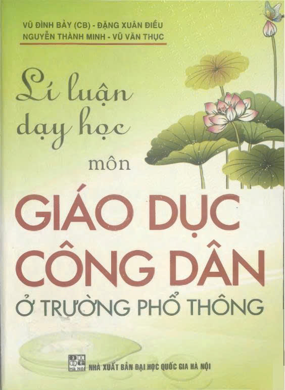 Lí luận dạy học môn giáo dục công dân ở trường phổ thông