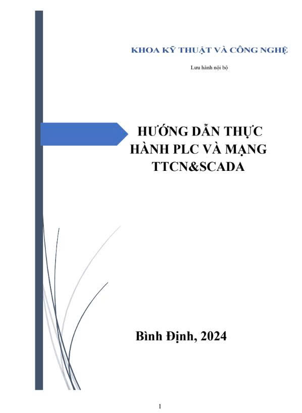 Hướng dẫn thực hành PLC và mạng TTCN&SCADA
