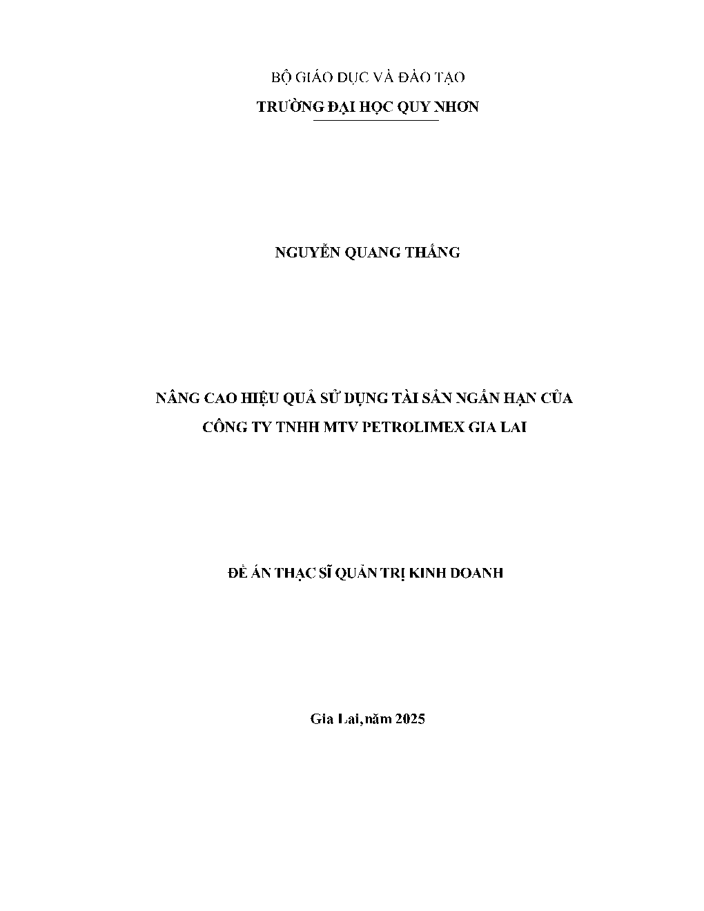 Nâng cao chất lượng dịch vụ FiberVNN tại Viễn thông Kon Tum – Tập đoàn Bưu chính Viễn thông Việt Nam