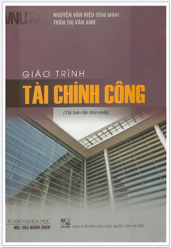 Giáo trình Tài chính công