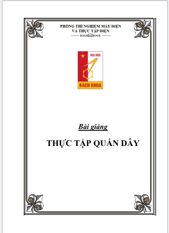 Bài giảng Thực tập quấn dây