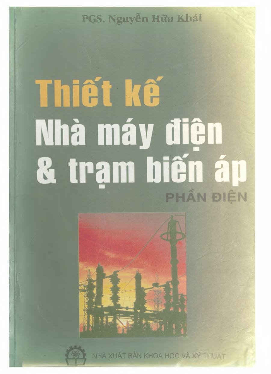 Thiết kế nhà máy điện và trạm biến áp