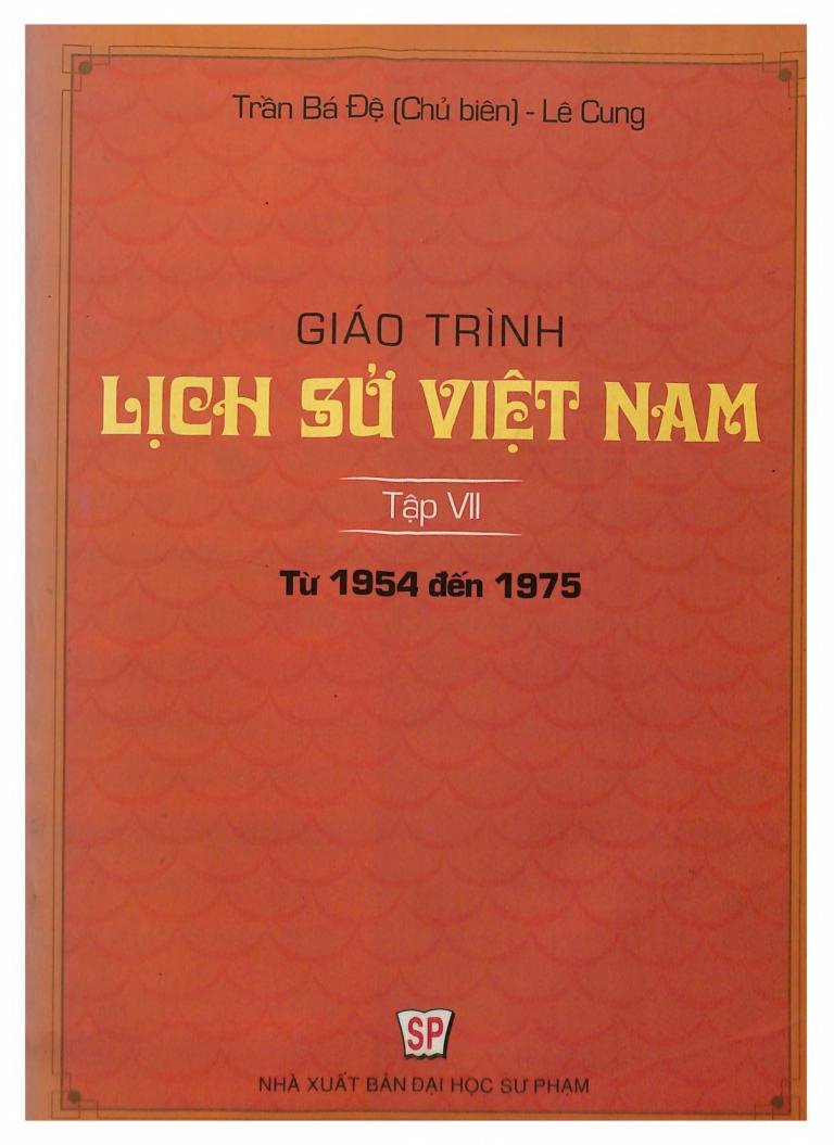 Giáo trình lịch sử Việt Nam (Tập VII từ 1954 đến 1975)