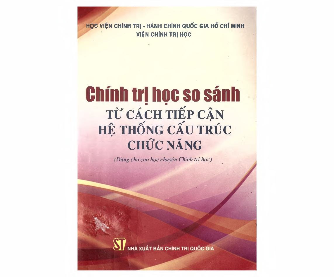 Chính trị học so sánh từ cách tiếp cận hệ thống cấu trúc chức năng