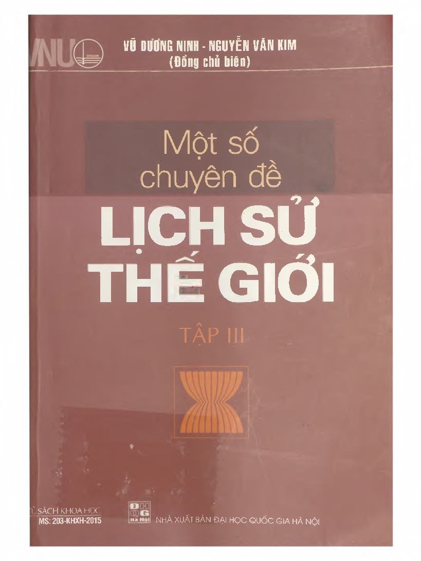 Một số chuyên đề lịch sử thế giới, tập III