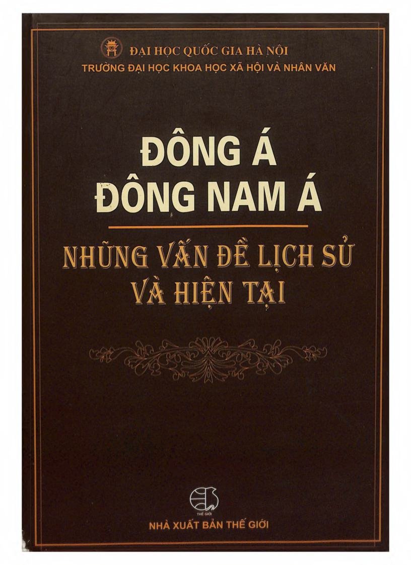 Đông Á – Đông Nam Á: những vấn đề lịch sử và hiện tại