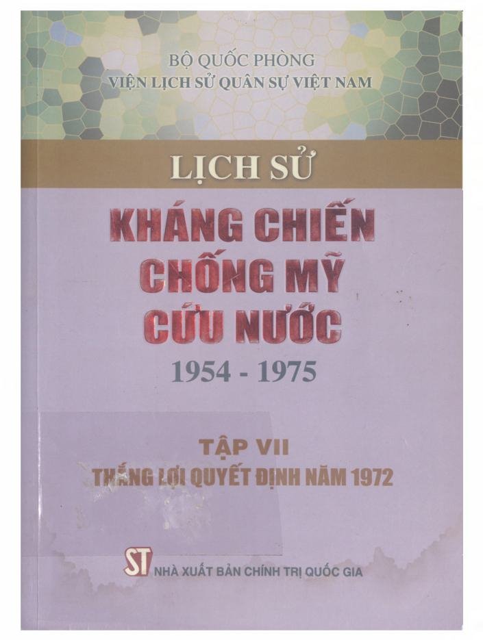 Lịch sử kháng chiến chống Mỹ cứu nước, Tập VII