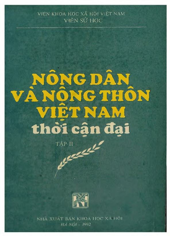 Nông dân và nông thôn Việt Nam thời cận đại, Tập II
