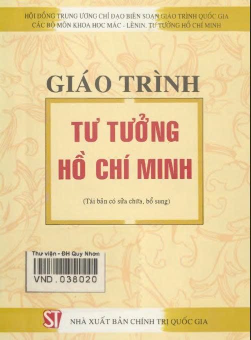 Giáo trình tư tưởng Hồ Chí Minh