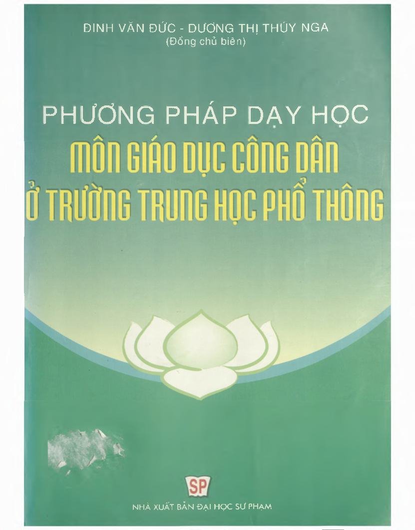 Phương pháp dạy học môn Giáo dục công dân ở trường Trung học phổ thông