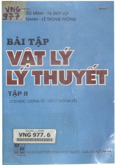 Bài tập vật lý lý thuyết