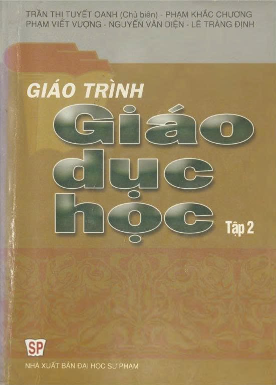 Giáo trình giáo dục học