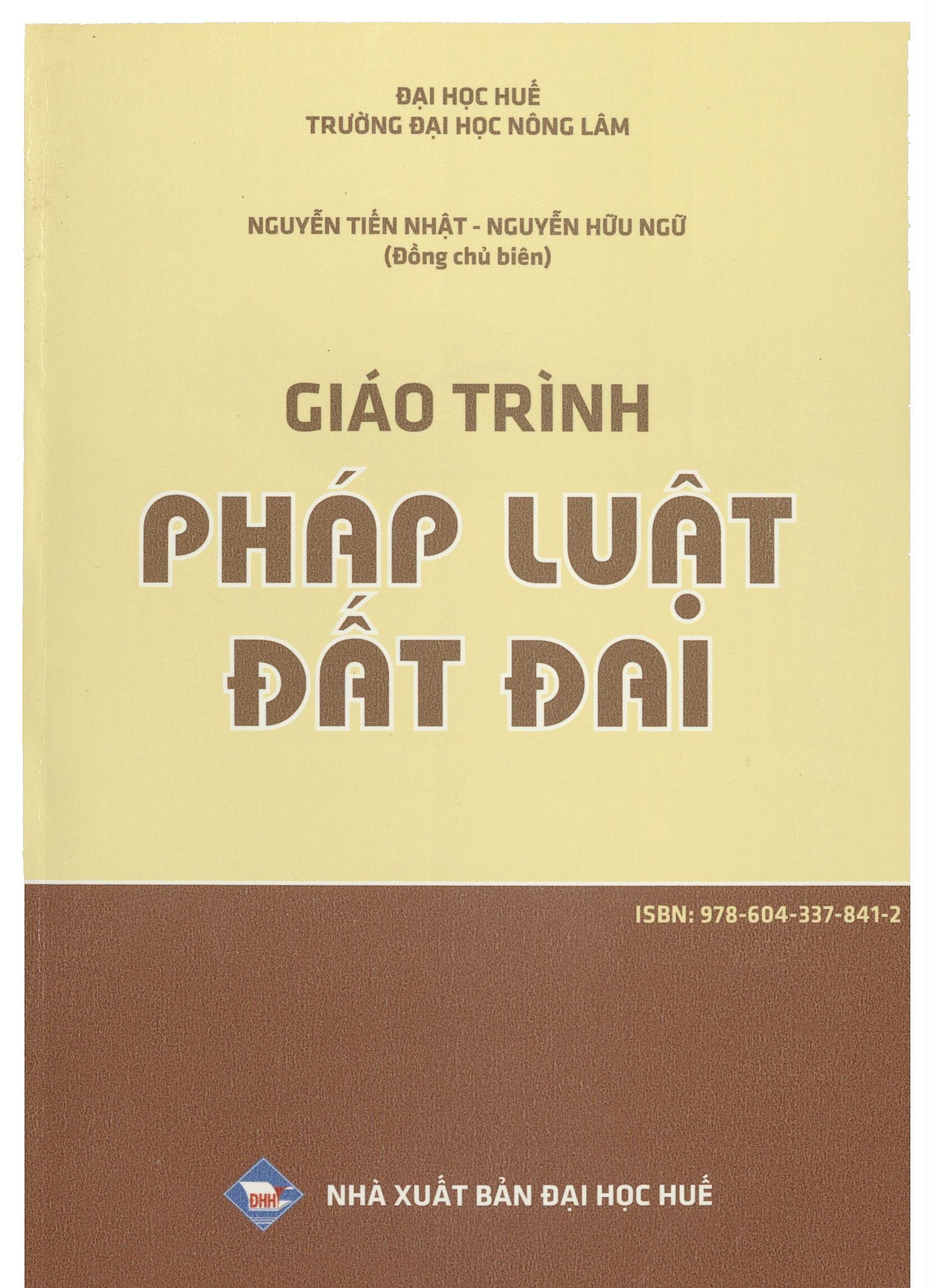 Giáo trình pháp luật đất đai