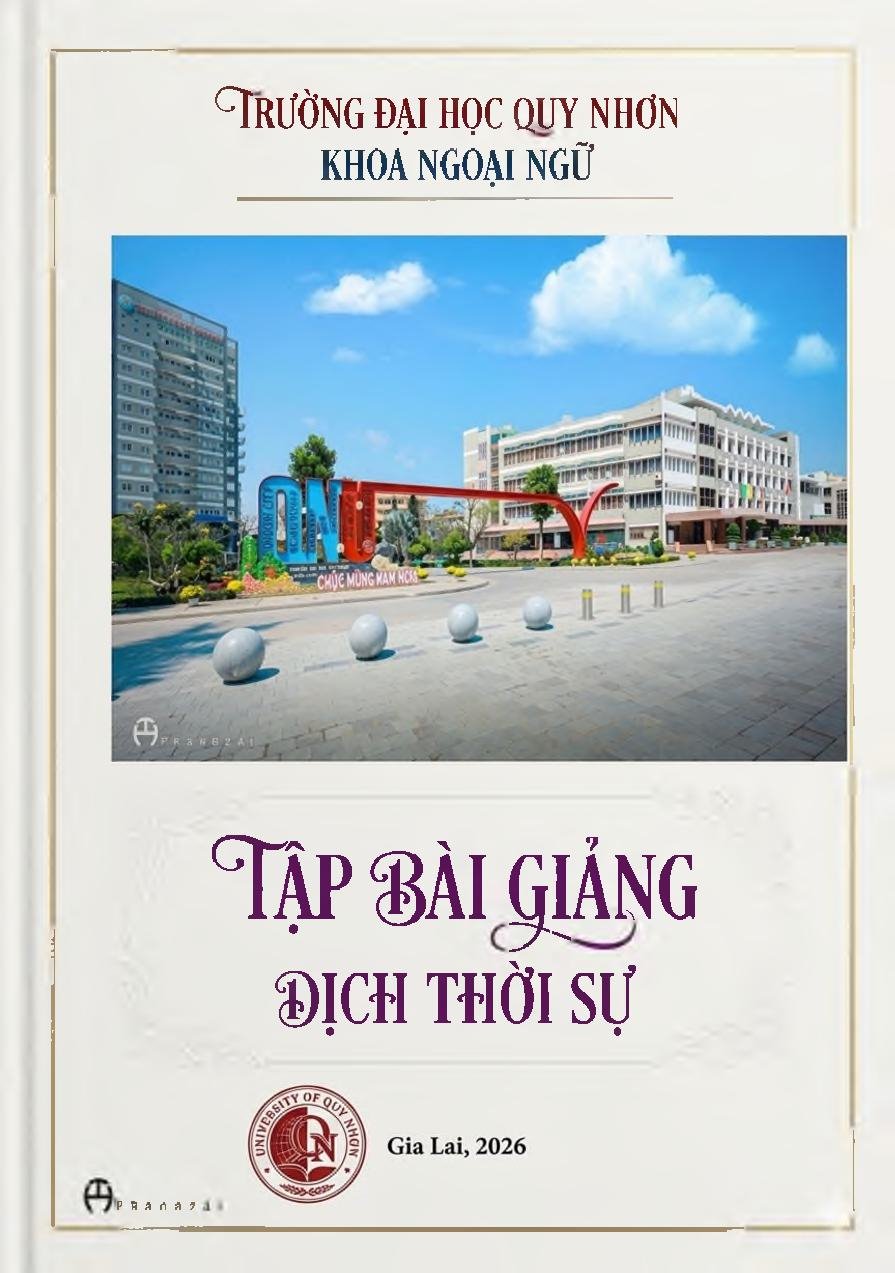 Tập bài giảng Dịch thời sự