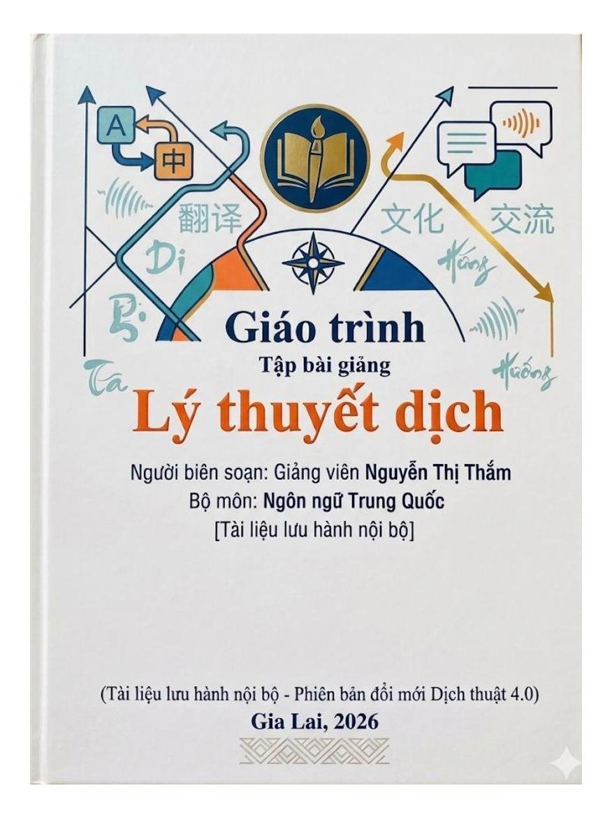 Tập bài giảng Lý thuyết dịch