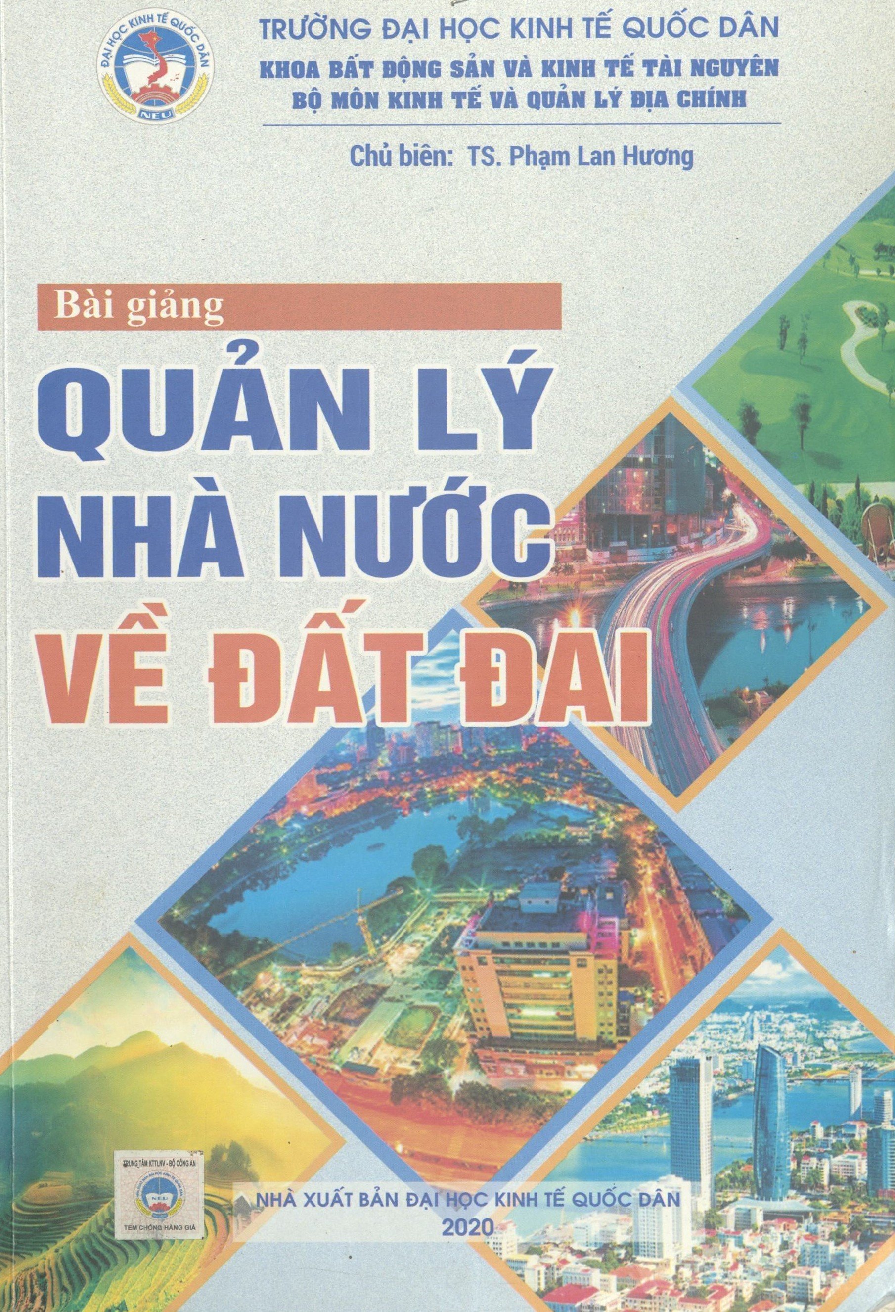 Bài giảng Quản lý Nhà nước về đất đai