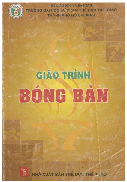 Giáo trình bóng bàn
