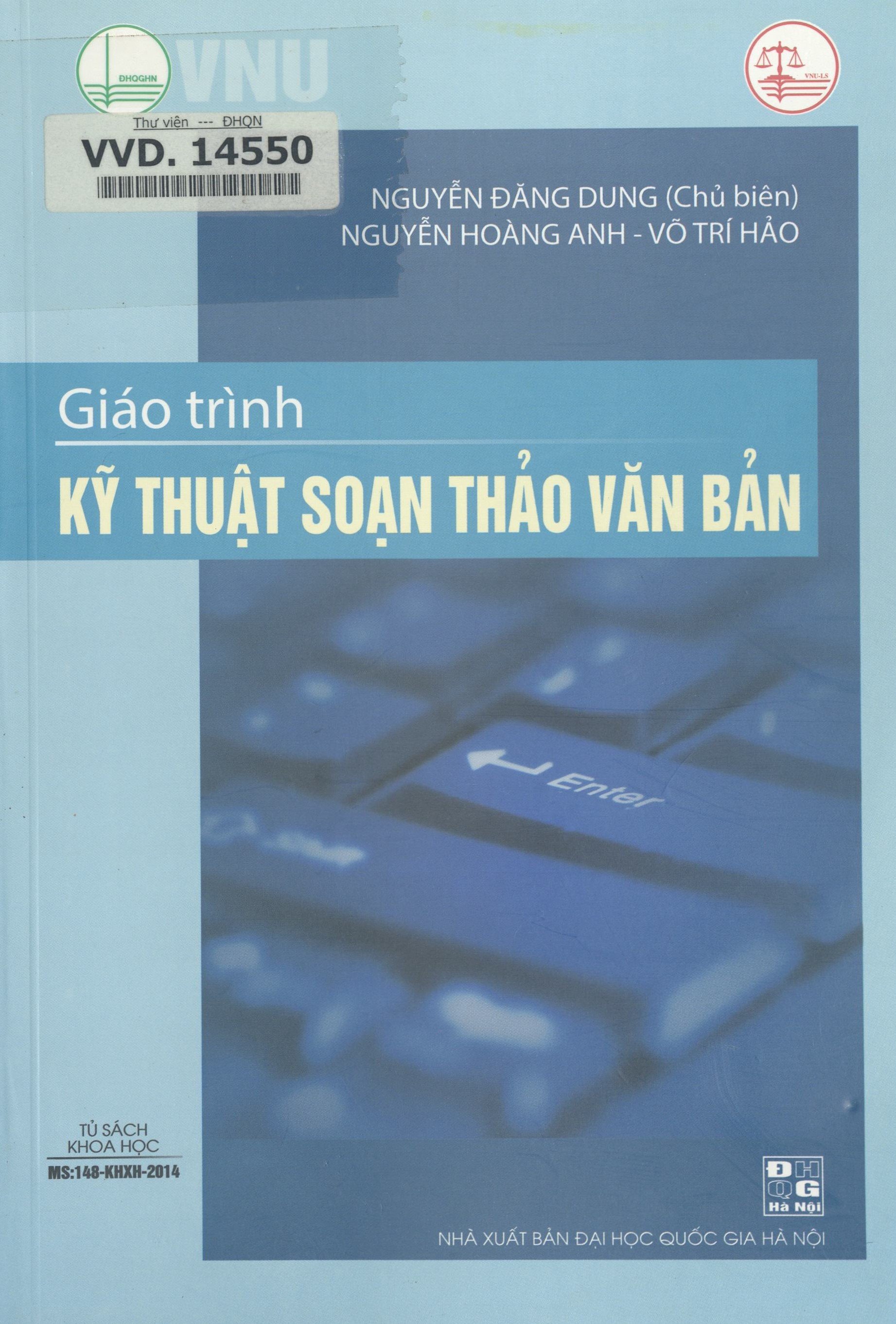 Giáo trình Kỹ thuật soạn thảo văn bản