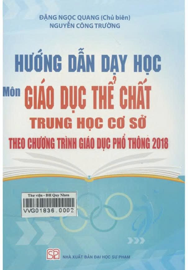 Hướng dẫn dạy học môn Giáo dục thể chất Trung học cơ sở theo chương trình giáo dục phổ thông mới