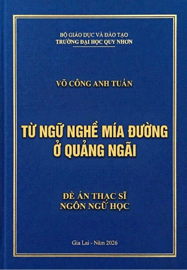 Từ ngữ nghề mía đường ở Quảng Ngãi