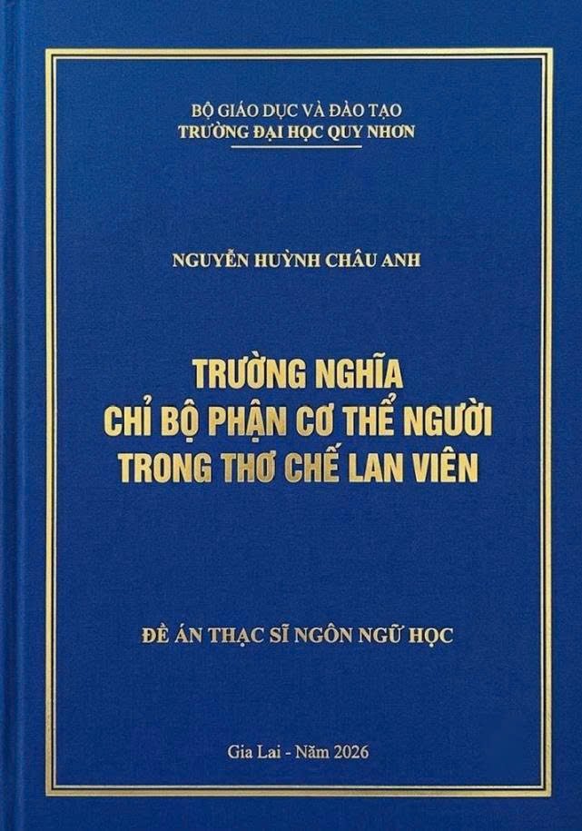 Trường nghĩa chỉ bộ phận cơ thể người trong thơ Chế Lan Viên