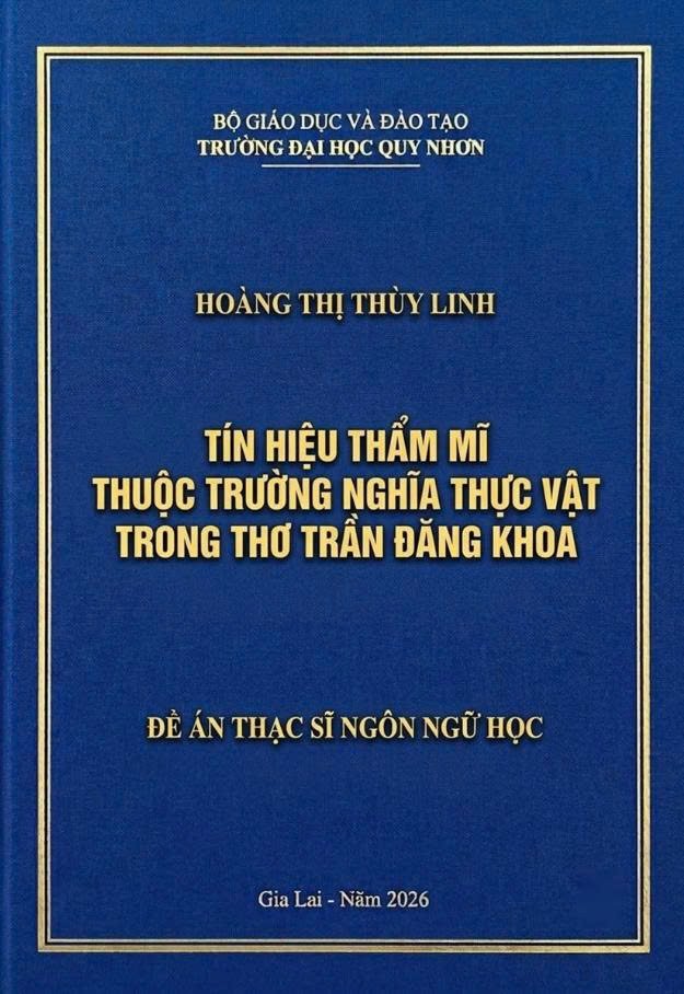 Tín hiệu thẩm mĩ thuộc trường nghĩa thực vật trong thơ Trần Đăng Khoa