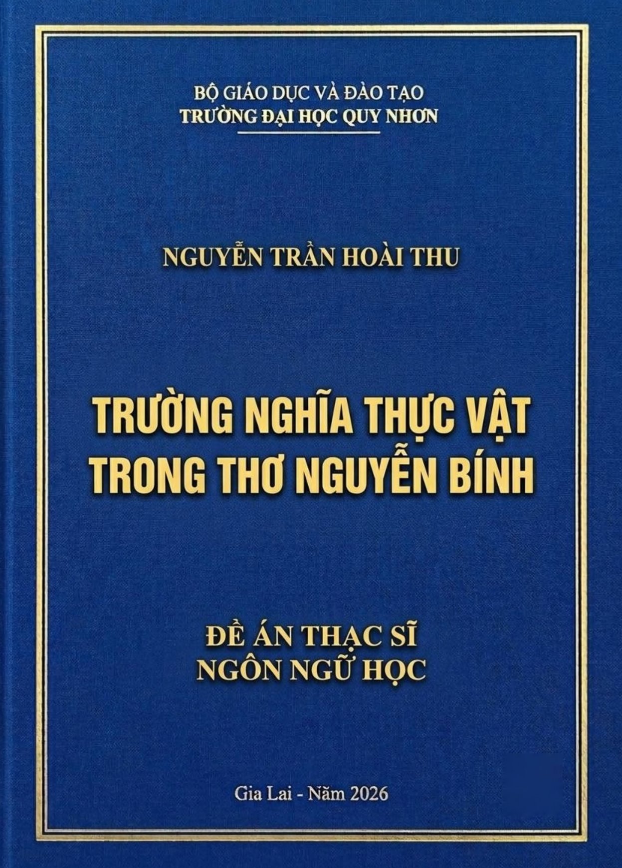 Trường nghĩa thực vật trong thơ Nguyễn Bính