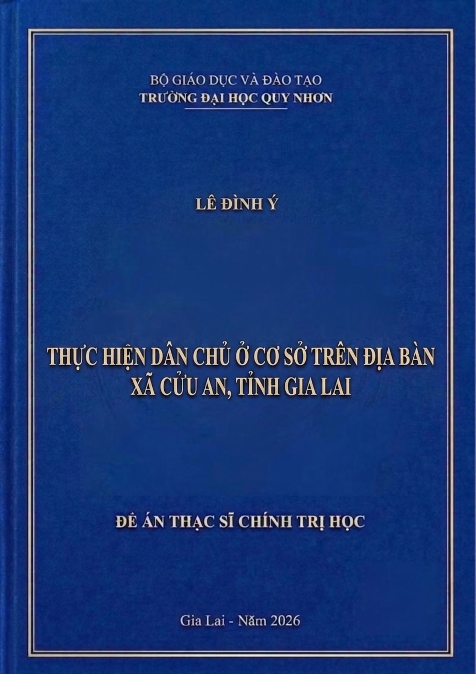 Thực hiện dân chủ ở cơ sở trên địa bàn xã Cửu An, tỉnh Gia Lai