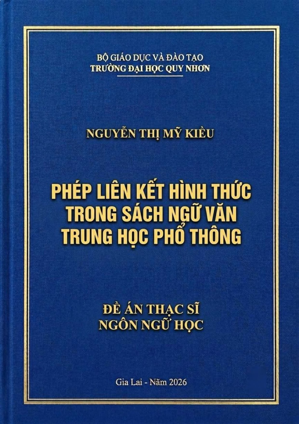 Phép liên kết hình thức trong sách Ngữ văn Trung học phổ thông