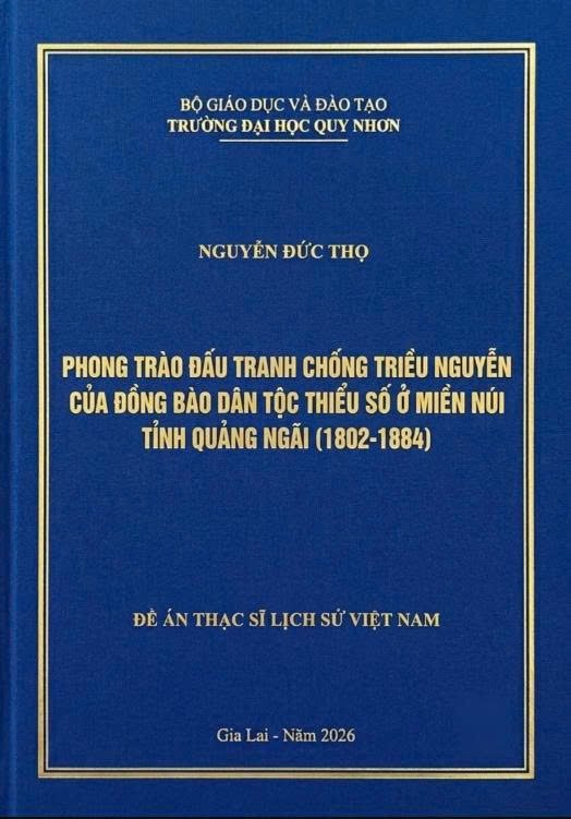 Phong trào đấu tranh chống Triều Nguyễn của đồng bào dân tộc thiểu số miền núi tỉnh Quảng Ngãi (1802-1884)