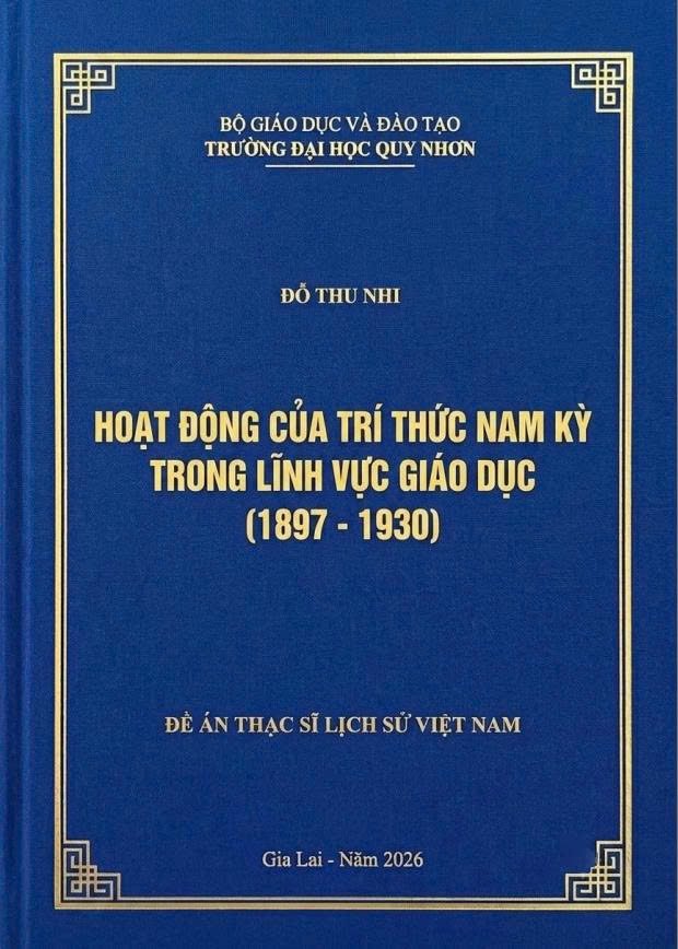 Hoạt động của trí thức Nam Kỳ trong lĩnh vực Giáo dục (1897-1930)