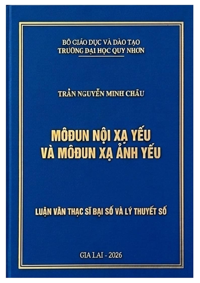 Môđun nội xạ yếu và môđun xạ ảnh yếu