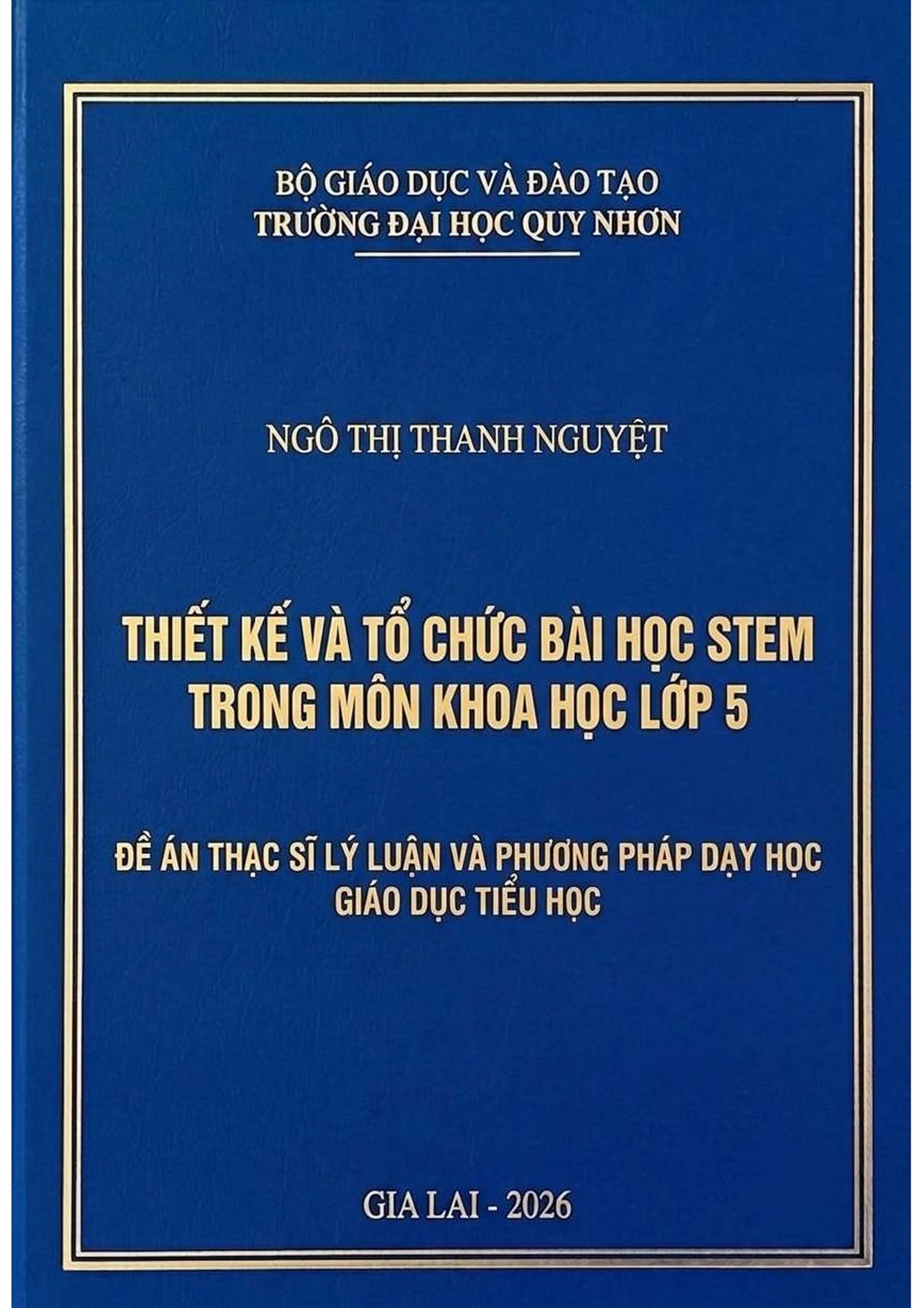 Thiết kế và tổ chức bài học STEM trong môn Khoa học lớp 5