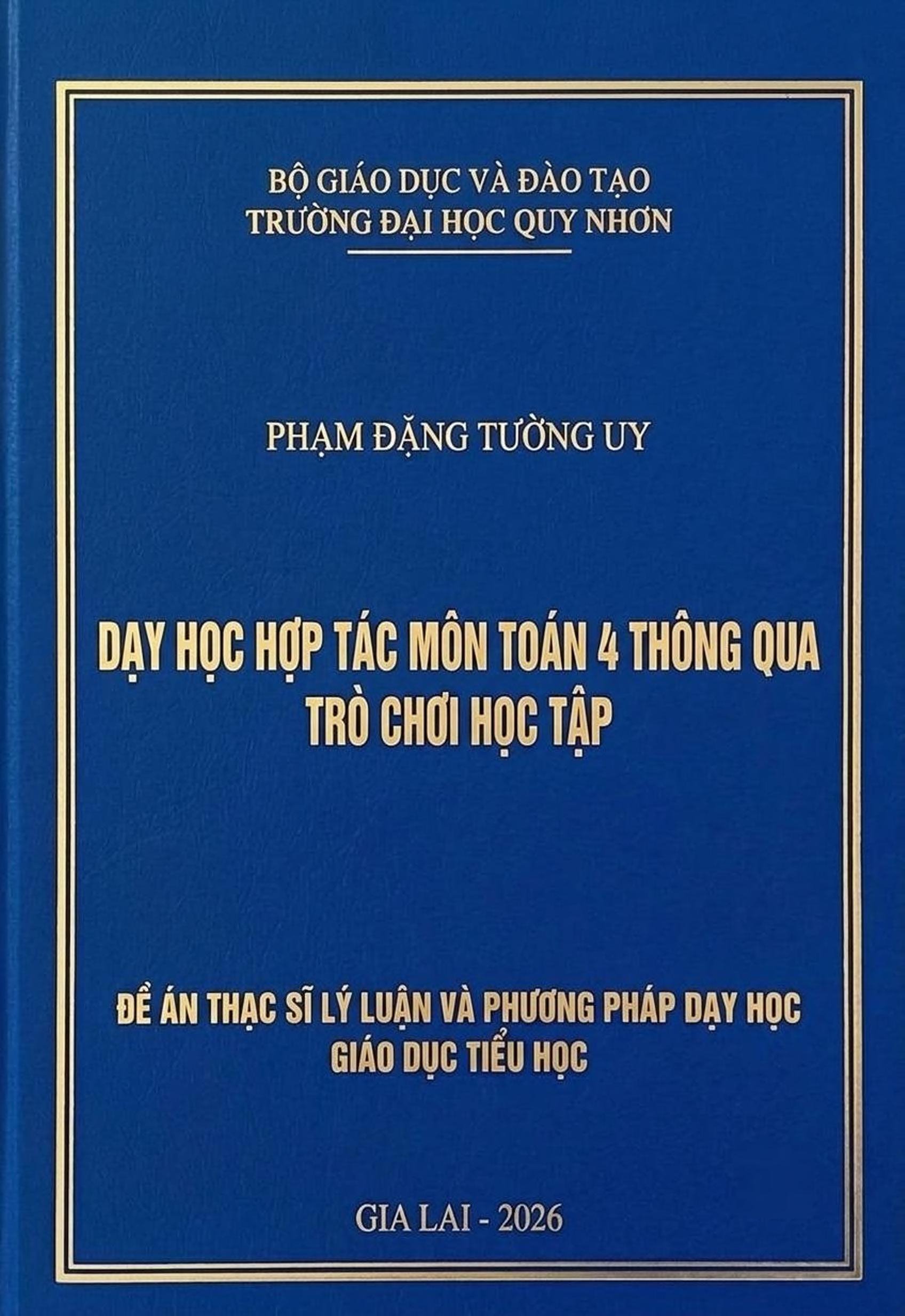 Dạy học hợp tác môn toán 4 thông qua trò chơi học tập