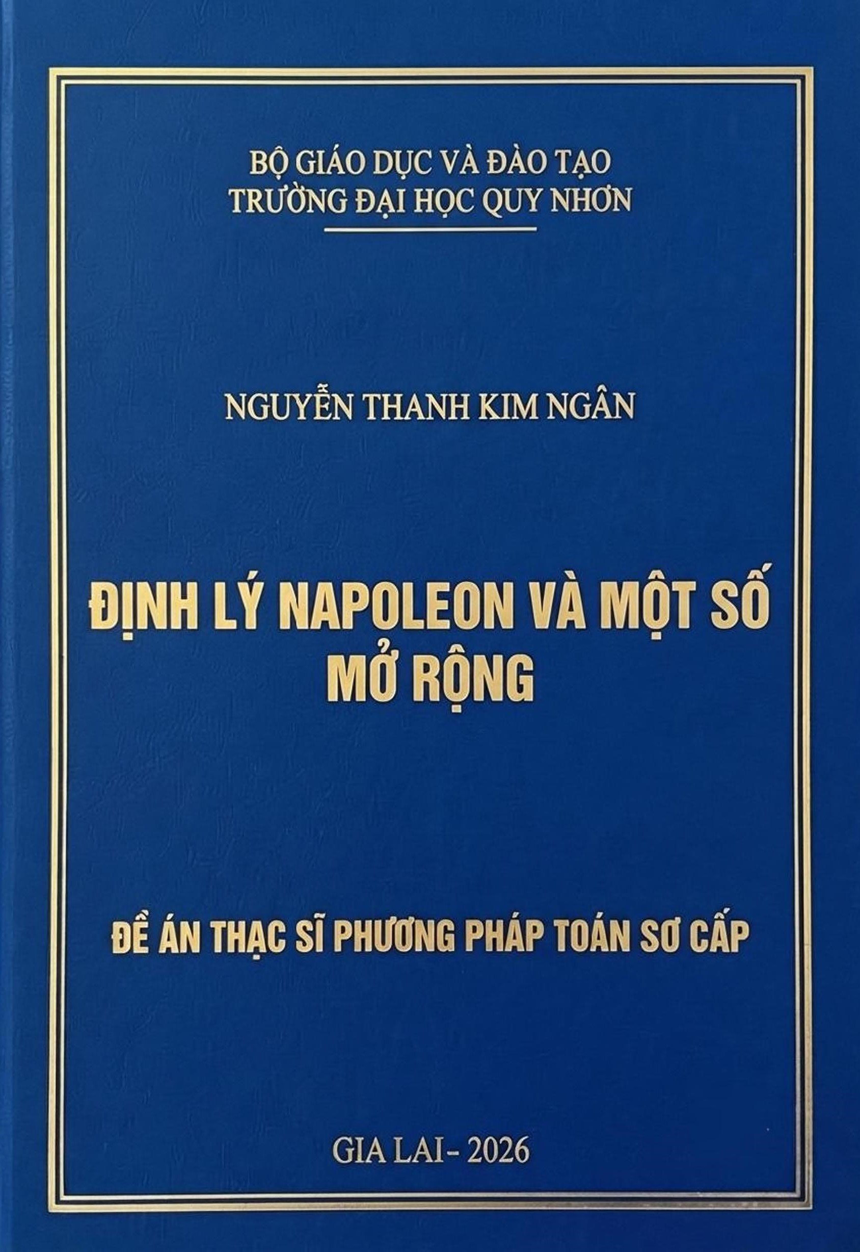 Định lý Napoleon và một số mở rộng