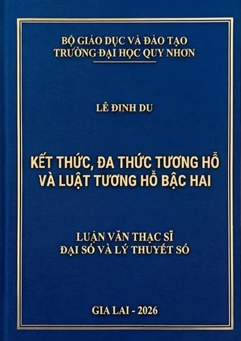 Kết thức, đa thức tương hỗ và luật tương hỗ bậc hai