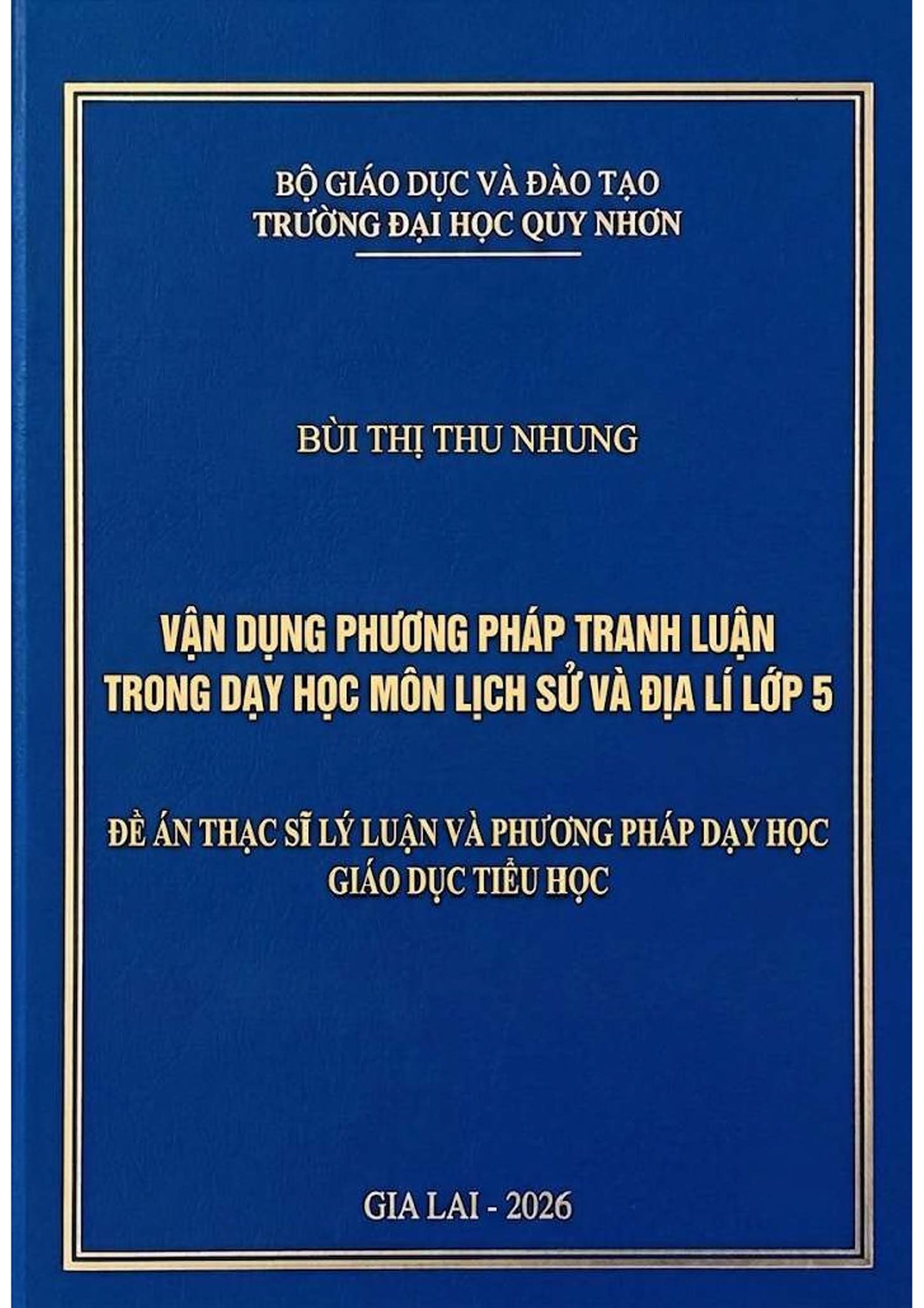 Vận dụng phương pháp tranh luận trong dạy học môn Lịch sử và Địa lí lớp 5