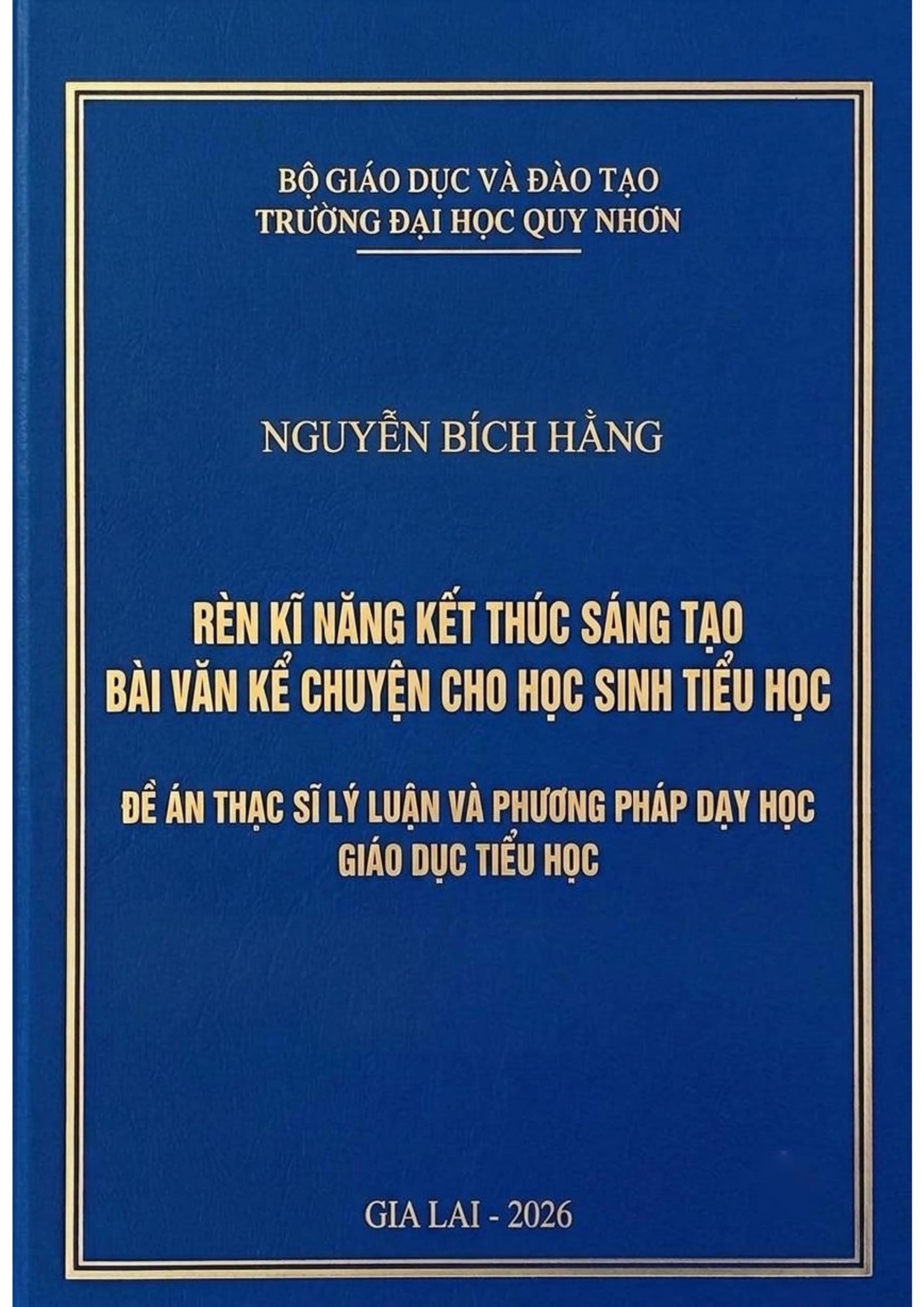 Rèn kĩ năng kết thúc sáng tạo bài văn kể chuyện cho học sinh tiểu học
