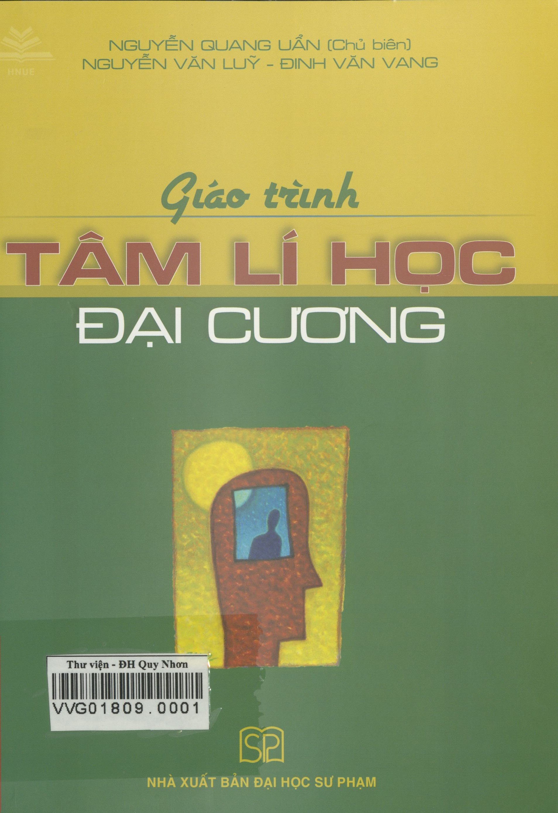 Giáo trình Tâm lí học đại cương